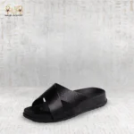 Uni Pamp Sunrise Black Cross Strap Women Slides - Image 7