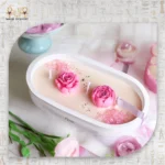 Blooming Rose Candle
