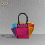 Handmade Raffia Lined Bag