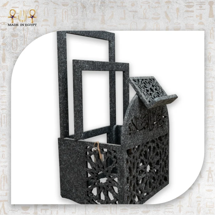 ⁦Luxury Metal Quran Holder with Islamic Design⁩ - الصورة ⁦8⁩