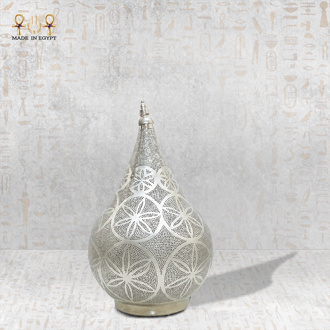 @2 Geometric Perforated Metal Decorative Lantern - Image 1