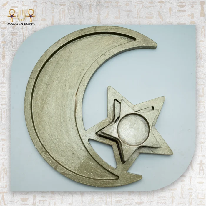 Ramadan Crescent and Star Decorative Tray - Image 4