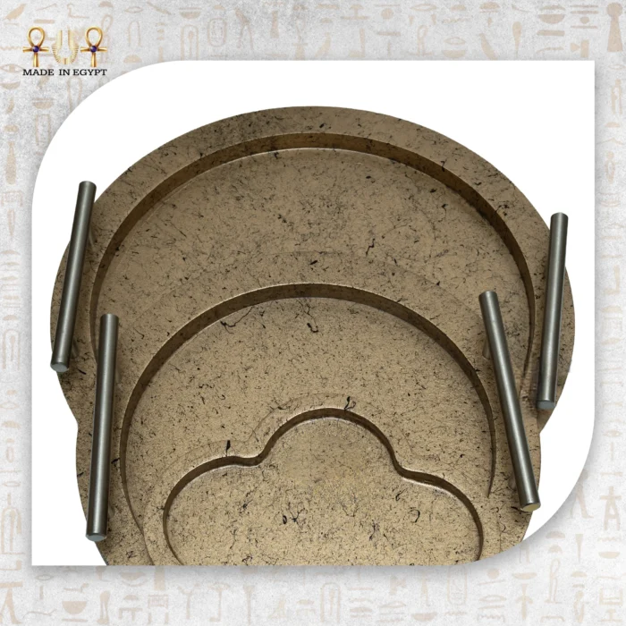 ⁦Ramadan Crescent and Cloud Serving Tray Set⁩ - الصورة ⁦2⁩