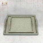 Marble Effect Rectangular Serving Tray Set