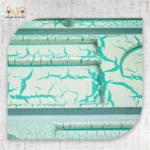 Turquoise Marble Effect Multi Serving Tray Set - Image 4