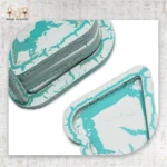 Turquoise Marble Effect Serving Tray Set - Image 15