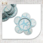 Turquoise Marble Effect Serving Tray Set - Image 13