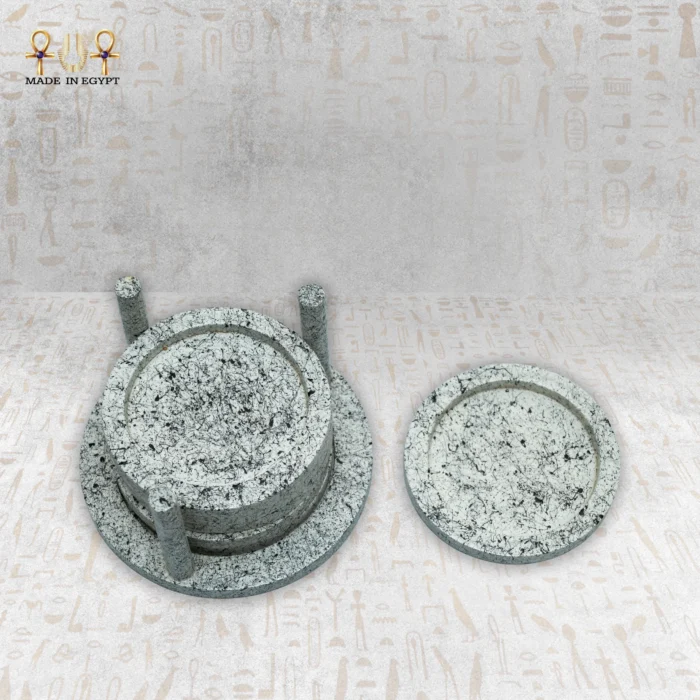 Turquoise Marble Effect Serving Tray Set - Image 6