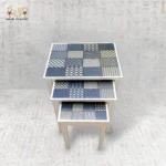 Geometric Pattern Nesting Tables Set