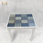 ⁦Geometric Pattern Nesting Tables Set⁩ - الصورة ⁦3⁩