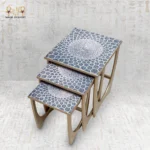 Mandala Pattern Nesting Tables Set