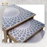 Mandala Pattern Nesting Tables Set - Image 3