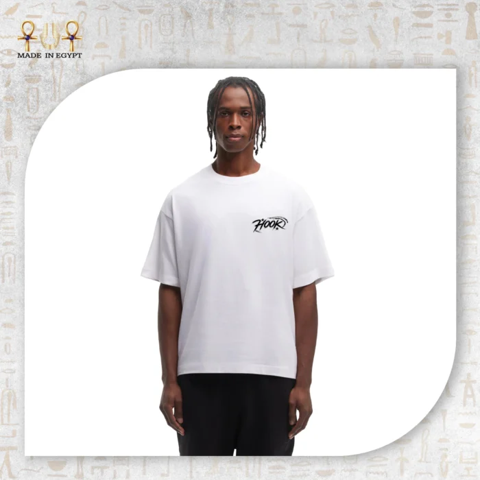 @3C Hook Star Graphic Oversized T-Shirt Hook Star Graphic Oversized T-Shirt - Image 1