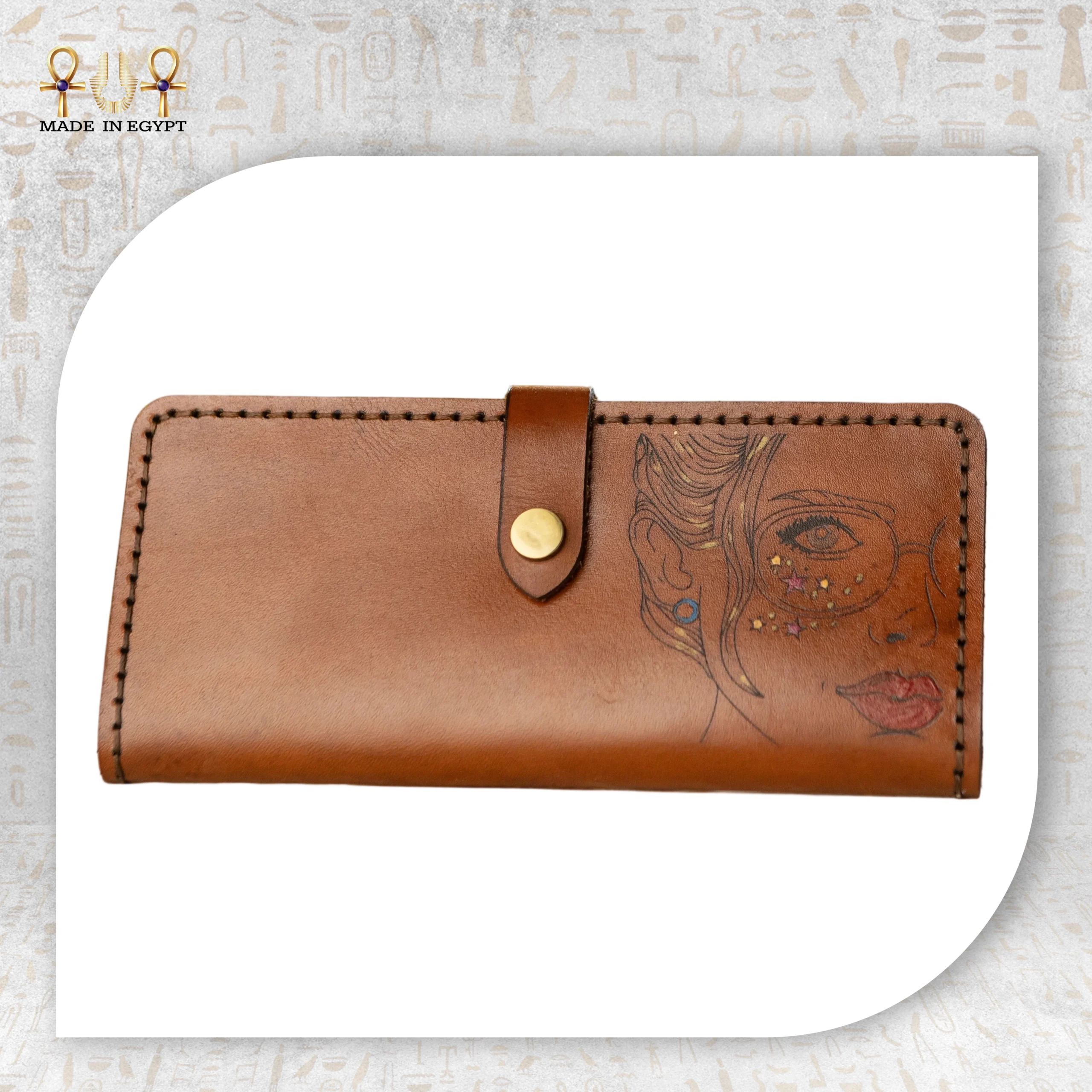 @3a Artistic Touch Leather Wallet Artistic Touch Leather Wallet - Image 1