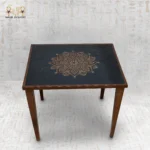 ⁦Luxury Mandala Nesting Tables Set⁩ - الصورة ⁦3⁩