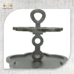 ⁦Two-Tier Floral Serving Stand⁩ - الصورة ⁦2⁩