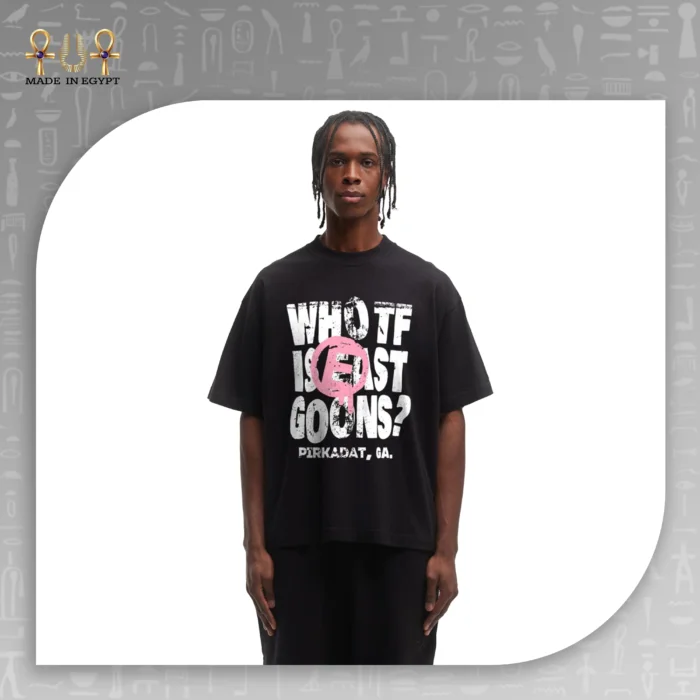 @4aWho TF Is Lost Oversized Graphic T-Shirt تيشيرت أوفر سايز بطباعة Who TF Is Lost - الصورة 1