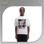 تيشيرت أوفر سايز بطباعة Who TF Is Lost - الصورة 2