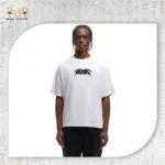 Hook Arrow Graffiti Oversized T-Shirt