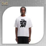 تيشيرت أوفر سايز بطباعة Till Death We Do Art - الصورة 5