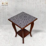 Islamic Pattern Wooden Side Table