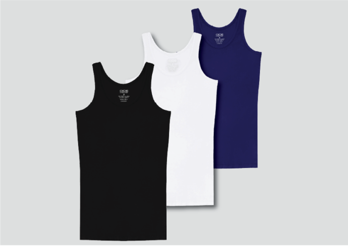 ⁦Men Tank Top Pack Of 3⁩ - الصورة ⁦3⁩