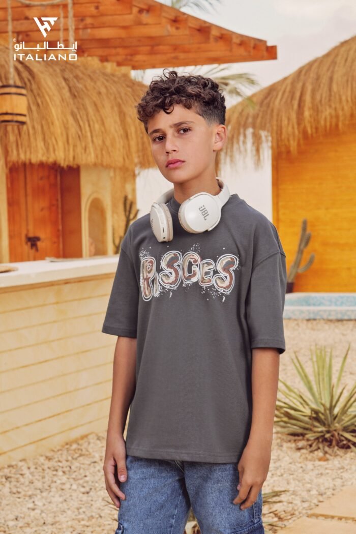 ⁦Boys OverSize T-Shirt ITSH138⁩ - الصورة ⁦10⁩