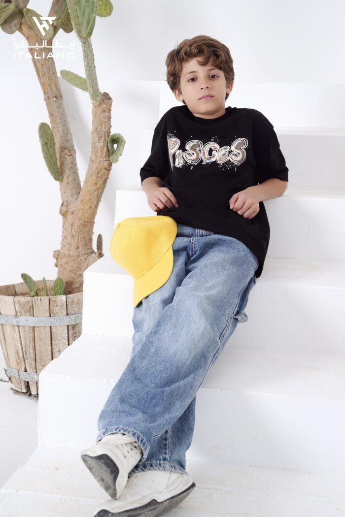 ⁦Boys OverSize T-Shirt ITSH138⁩ - الصورة ⁦3⁩