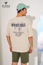 ⁦Men OverSize T-Shirt ITSH58⁩ - الصورة ⁦5⁩