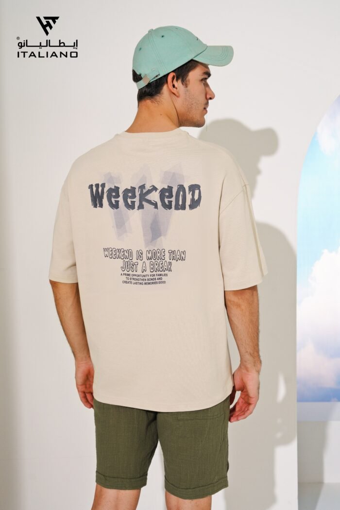 ⁦Men OverSize T-Shirt ITSH58⁩ - الصورة ⁦5⁩