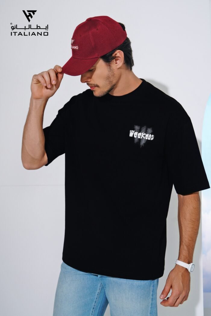 ⁦Men OverSize T-Shirt ITSH58⁩ - الصورة ⁦3⁩