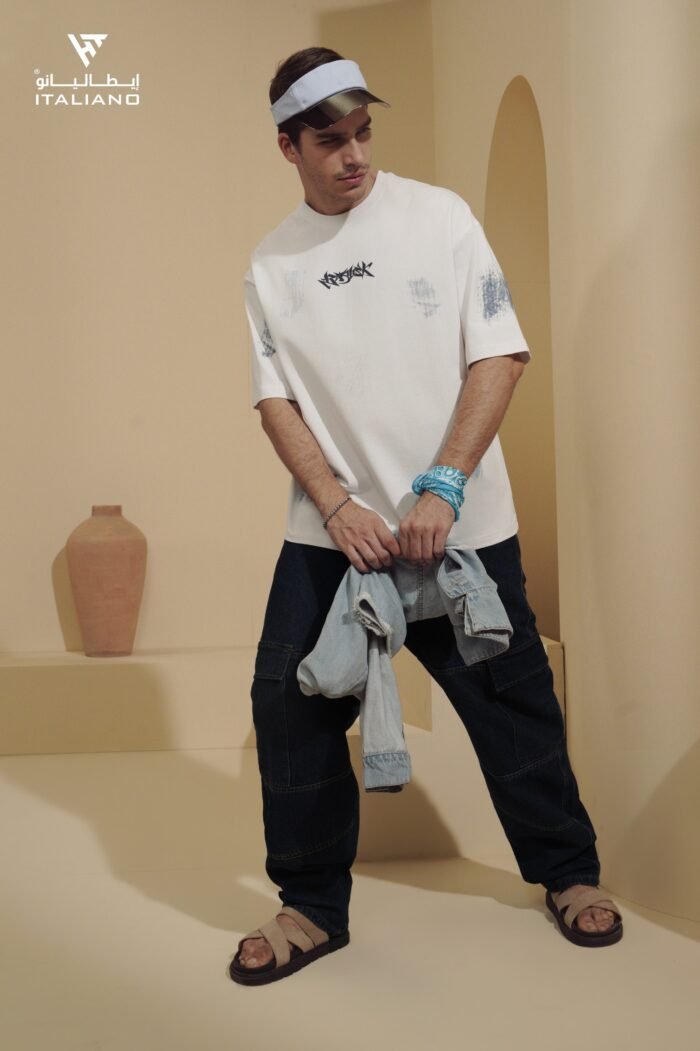 ⁦Men OverSize T-Shirt ITSH75⁩ - الصورة ⁦3⁩