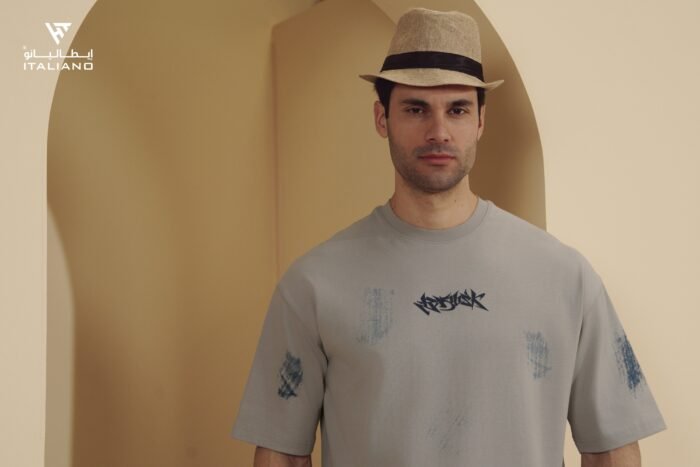 ⁦Men OverSize T-Shirt ITSH75⁩ - الصورة ⁦6⁩