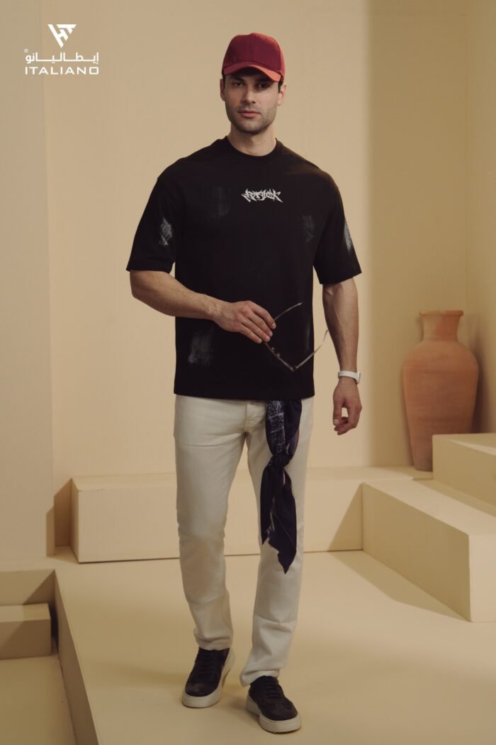 ⁦Men OverSize T-Shirt ITSH75⁩ - الصورة ⁦9⁩