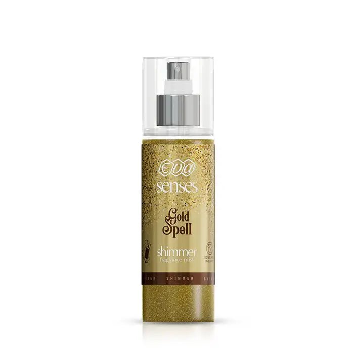 DXrzYqsO7ff1hlfQjJxYhGepmdKgoXRa1kY13yo7.jpg Eva Senses Shimmer Body Splash Gold Spell 150 ML - الصورة 1
