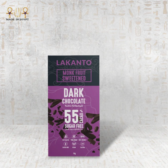 Dark Chocolate Bar Sweetened With Monkfruit - Image 1