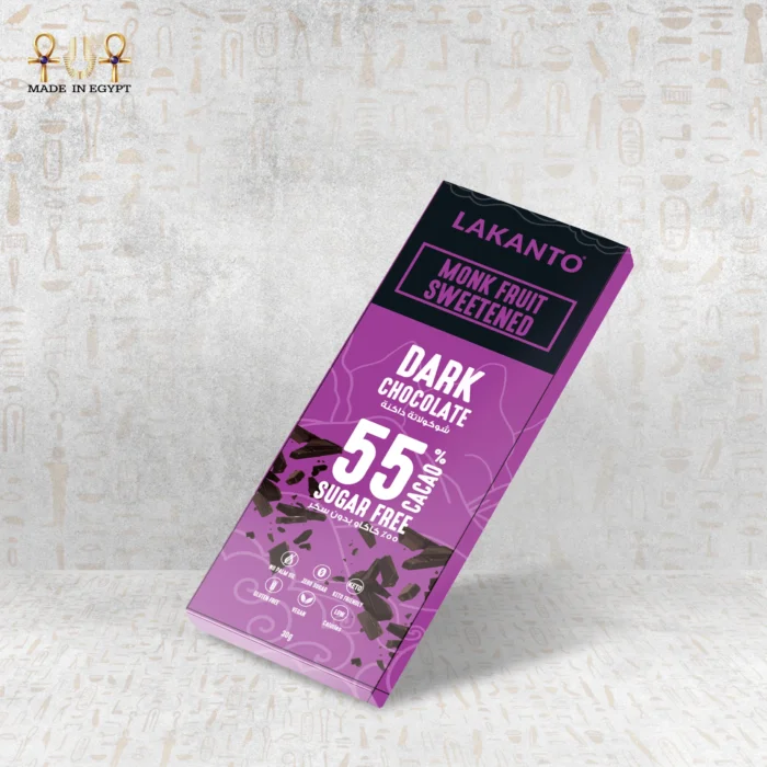 Dark Chocolate Bar Sweetened With Monkfruit - Image 5