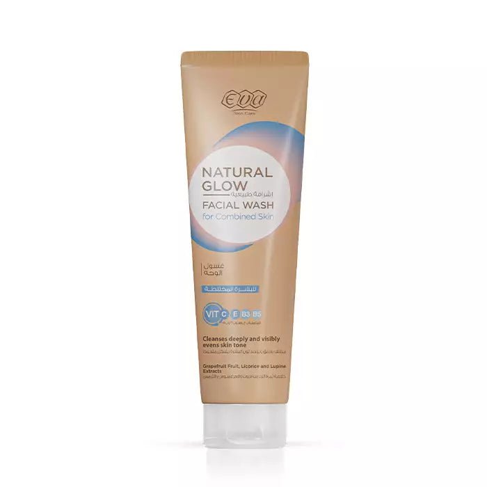 EGSPEMQTgHvYLkXV4UBlYtbLnTdZQJ7H3TpQxXab.jpg Eva Skin Care Natural Glow Facial Wash For Combined Skin 100 Ml - Image 1