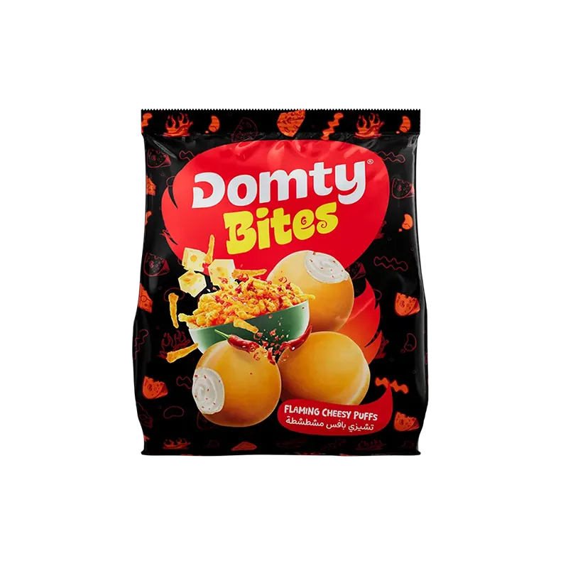 Front_Flaming.webp Bites Flaming Cheesy Puffs - Image 1