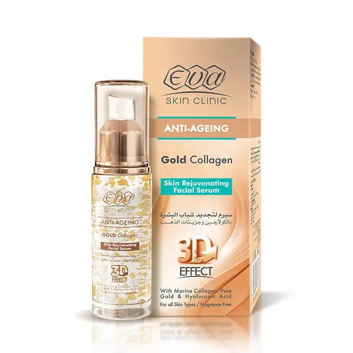 HCqaN88exfH0DkWGvfWEjNLSQzvV9hiF5oFC0ovV.jpg Eva Skin Clinic Anti-Ageing Gold Collagen Skin Rejuvenating Facial Serum 30 Ml - Image 1