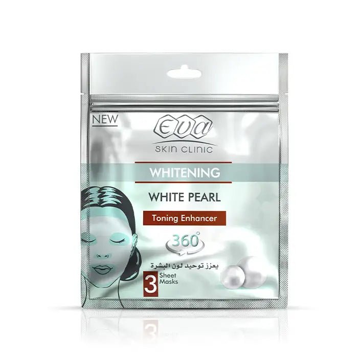 OYMmjOnyALCWC4lfkXxpdpj5XqKkPK3jZ9mJOoie.jpg Eva Skin Clinic White Pearl Sheet Mask ( 3 Sheet Masks ) - Image 1
