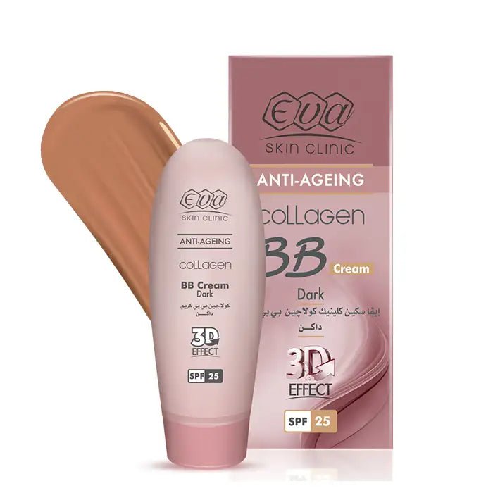 SxBB4qvznxjxZo5bg7rOM0JBwqJcckphdo8aANC2.jpg Eva Skin Clinic Anti-Ageing Collagen BB Cream Dark 50 Ml - Image 1
