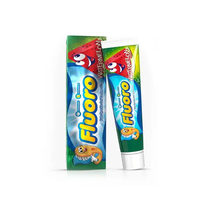 a6s4t35cEh6qqukOxf7S5Ff3rnwlfbBsFF9YmInW.jpg Fluoro Kids Sparkle Gel Toothpaste With watermelon Flavour 50 Gm - الصورة 1