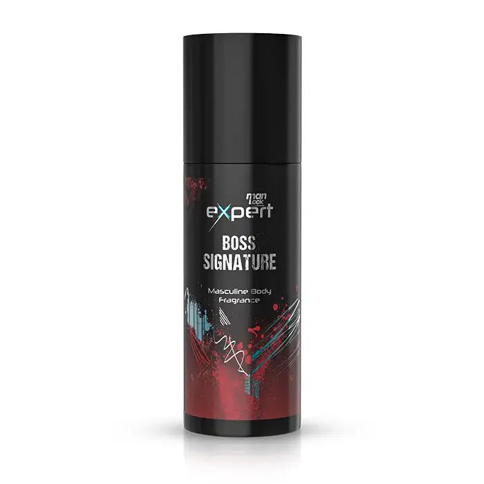 azNODNTkHn8XAz3ebRqEVcJ0No2hjQIAW3a0Zzvk.jpg Man Look Expert Masculine Body Fragrance Boss Signature 150 Ml - الصورة 1