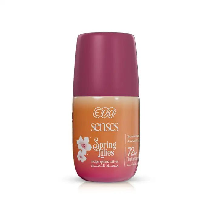 f3HMkHJKqMNOo5OWp5ysVm54GvujLIZv4Ma75Wau.jpg Eva Skin Care Senses Antiperspirant Roll-on Spring Lillies 50 Gm - الصورة 1