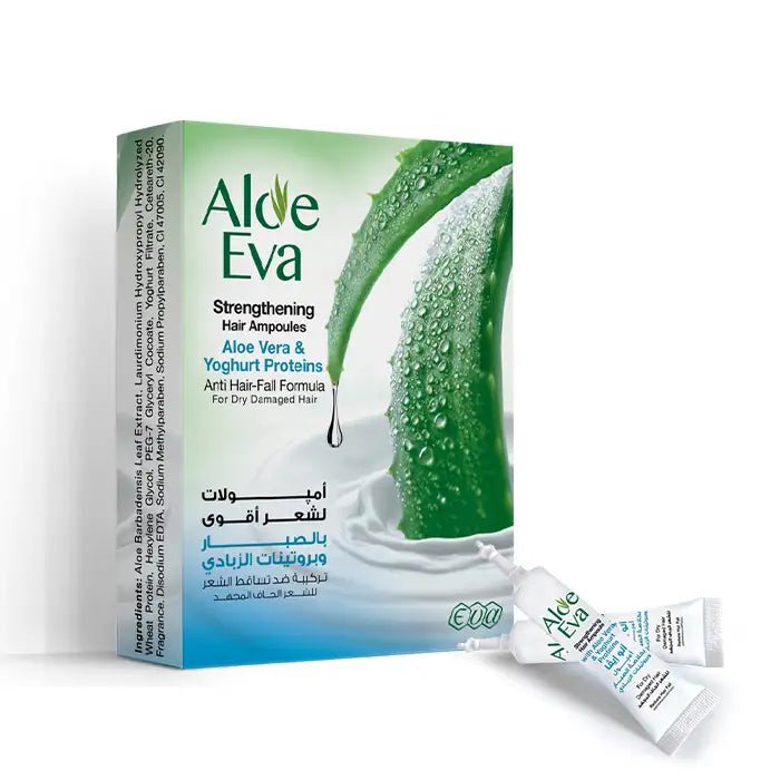 jAmpO4AfimQV54ENywkdpQVwuLjF5cOZokrJpxkC.jpg Aloe Eva Strengthening Hair Ampoules With Aloe Vera & Yoghurt Proteins ( 4 Ampoules * 15 Ml ) - 20% Discount - Image 1
