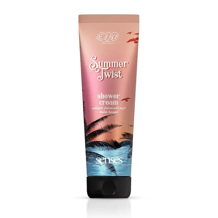 jo7KenSpdsJJxUVCPFH1UN0JDlwdq8nNuBDs22Rm.jpg Eva Skin Care Senses Moisturizing Shower Cream Summer Twist 250 Ml - الصورة 1