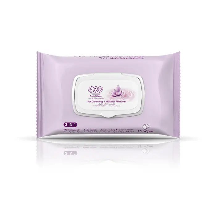 lRXUPR0rRSlJ2w2mauCmwwGHujoindhjFOffsFX7.jpg Eva Skin Care Facial Wipes For Cleansing & Makeup Removal For Normal / Dry Skin ( 25 Wipes) - Image 1