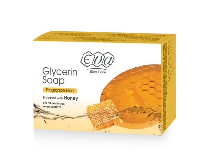 qHeSBK3upjwEzk1cAFQr0ElUVQkkBdg9N7XivU2O.png Eva Skin Care Glycerin Soap Enriched With Honey For All Skin Types, Even Sensitive 100 Gm - Image 1