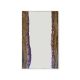 amethyst resin mirror handmade with crystals and wood